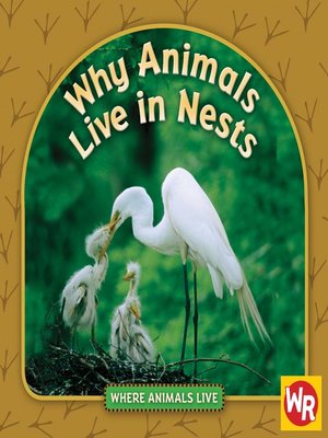 cover image of Why Animals Live in Nests